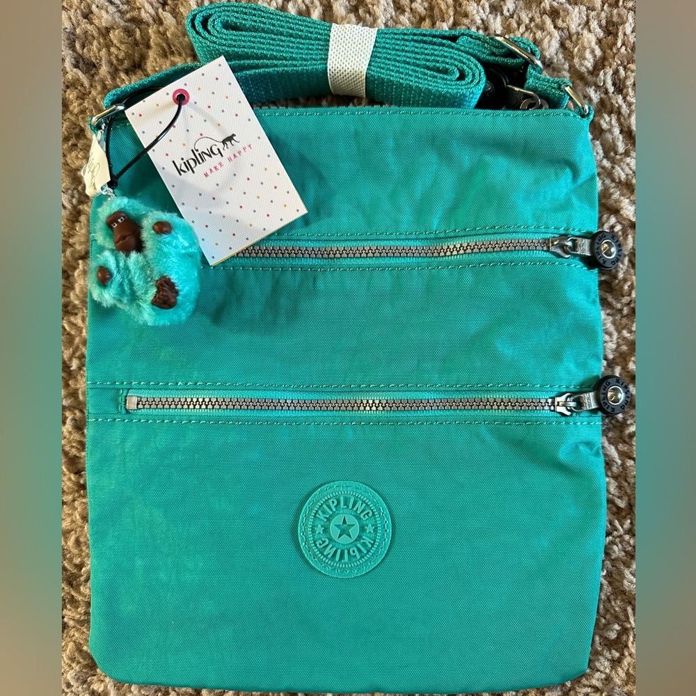 Kipling Mini Crossbody Bag Keiko AC7905 456 Cool Turquoise